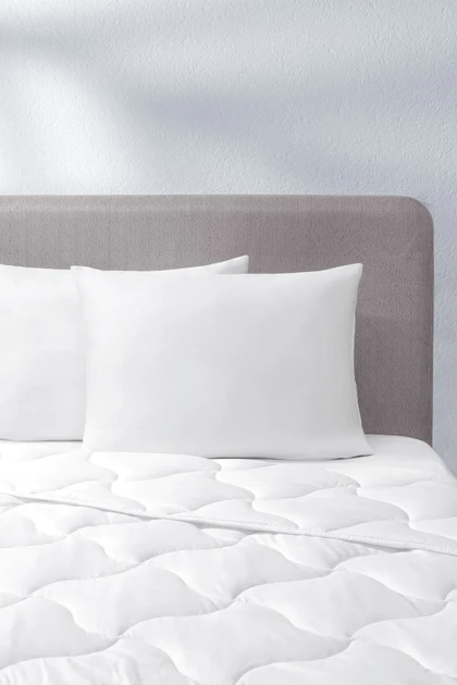 ست لحاف، بالش و محافظ تشک دو نفره Yataş مدل Eco Night - سفید