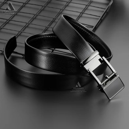 کمربند چرمی ریلی Leather Ratchet Belt BL109