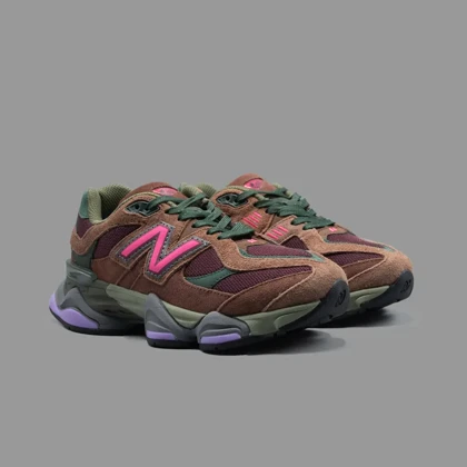 نیوبالانس 9060 ریچ اوک شرابی New Balance 9060 Rich Oak/Burgundy
