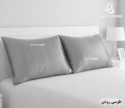 روبالشتی ساتن مدل جفتی صفاهوم