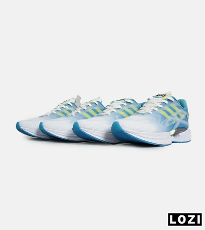 کفش کتانی مردانه و زنانه آبی لیمویی سفید Adidas SUPERNOVA 3 مدل 7024