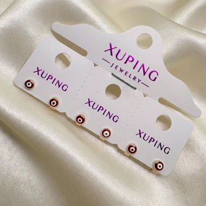 گوشواره ژوپینگ طرح «چشم نظر مینیاتوری» | نگاهی متفاوت با حاشیه زرشکی