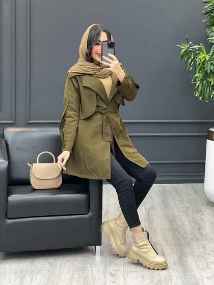 بارانی کوتاه بغل پاگن