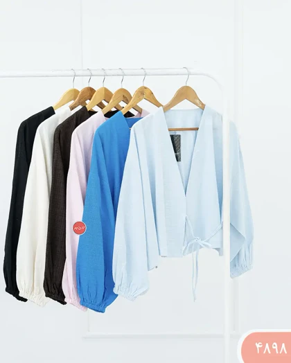 شومیز جلو بندی 4898