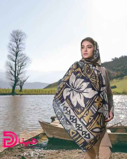 روسری نخ گل درشت قواره 120