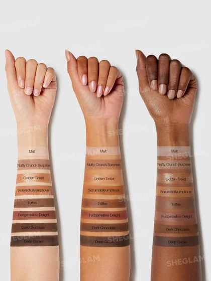 پالت سایه چشم پودری 15 رنگ شیگلم مدل Wonka Bar