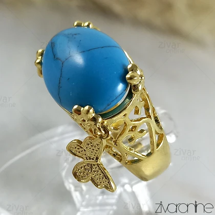 انگشتر زنانه فیروزه 30039
