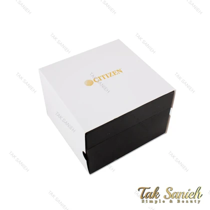 ساعت ست سیتیزن کلاسیک دورنگ طلایی صفحه سیلور Citizen-5661-S