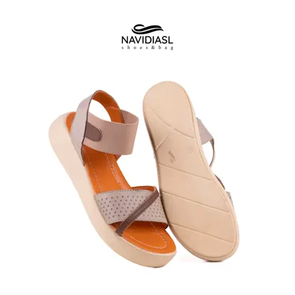 کفش زنانه چرم تابستانی کد 2041004