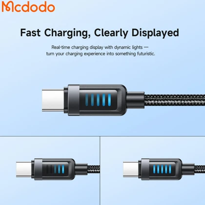 کابل تایپ سی 240 وات مک دودو Mcdodo مدل CA-035 طول 1.2 متر