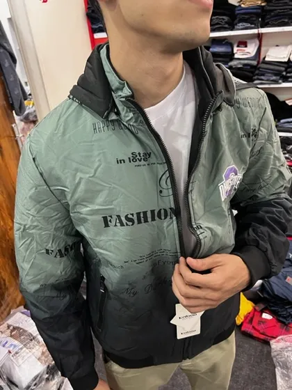کاپشن وارداتی برزنت دو رو