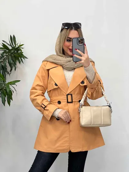 بارانی ژیله دکمه دار