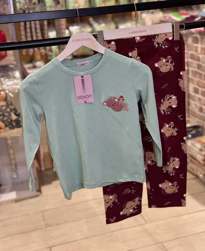 بلوز شلوار دخترانه سکسن کد41156-K