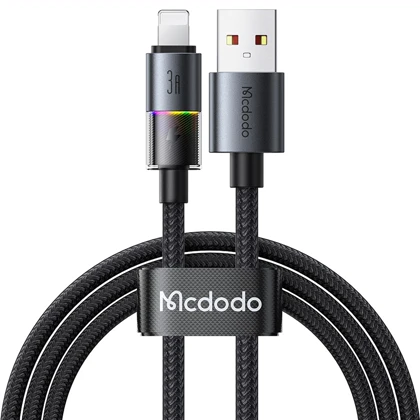 کابل فست‌شارژ USB به لایتنینگ 3 آمپر 1.2 متری مک‌دودو MCDODO CA-8170 