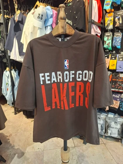 112356 - تیشرت پارچه ای ماکان LAKERS