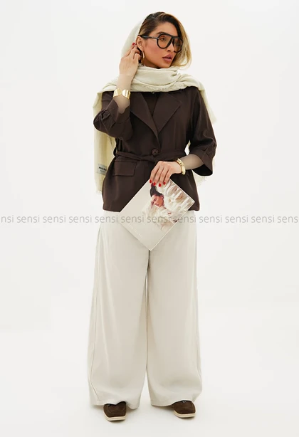 کت تک دکمه رنگی کد1005466