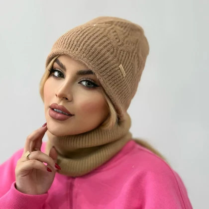 ست شال و کلاه رینگی هانی