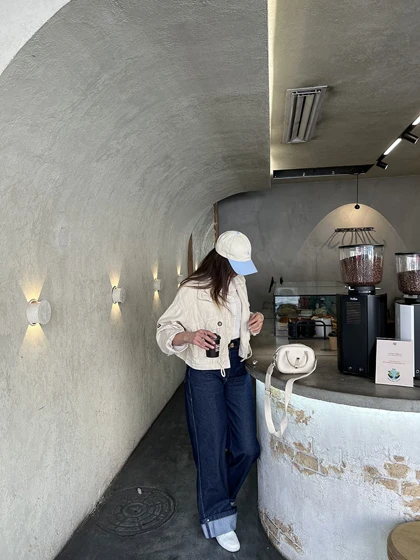 کراپ کت باکسی کرم ZARA 223