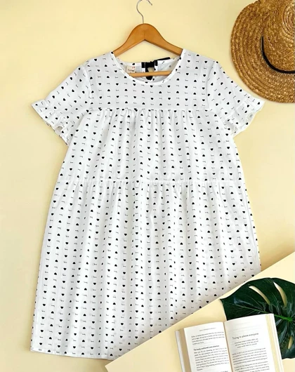 پیراهن قلبی کد 1829