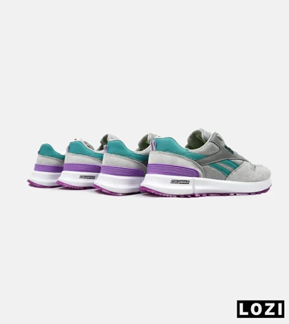 کفش کتانی طوسی آبی بنفش REEBOK Unphased Pro مدل 4613