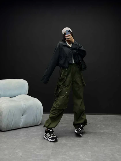 شلوار کارگو BERSHKA