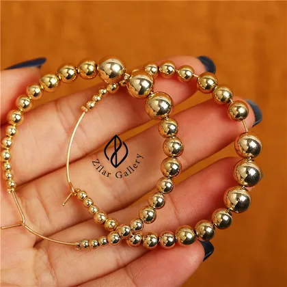 گوشواره حلقه‌ای گوی دایره البرنادو