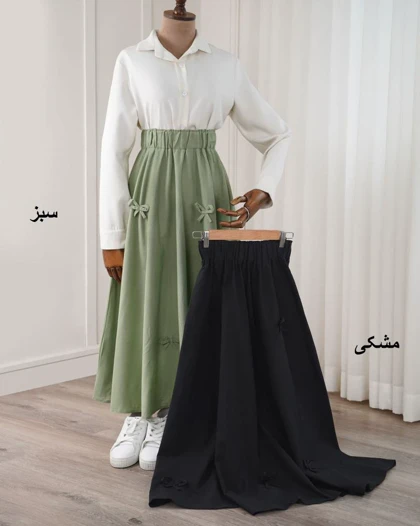 دامن لینن پاپیون کد 29447