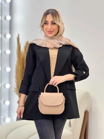 مانتو دو جیب آستین پاگن