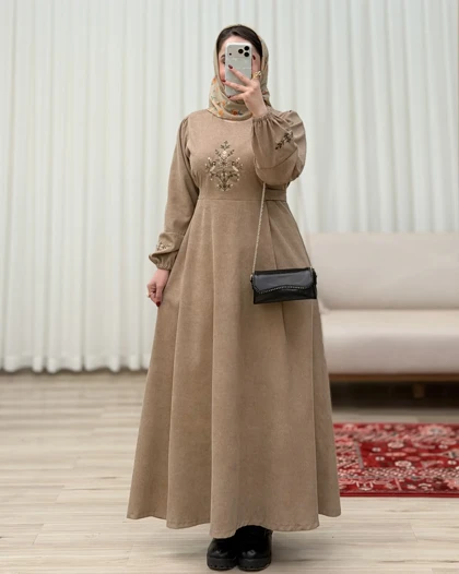 مانتو پیراهنی زنانه مدل گنجشک