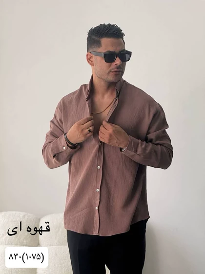 پیراهن مردانه لینن1070mc