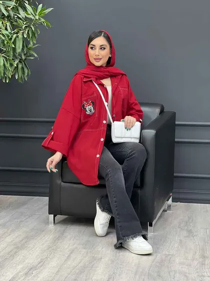 مانتو داکرون دوخت دار میکی موس