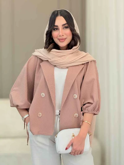 مانتو پانچ آستین بند نیلیا
