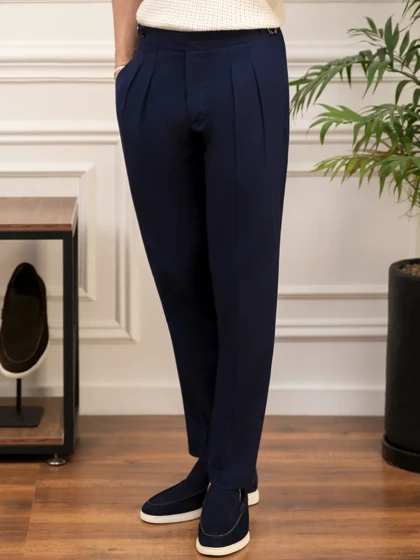 شلوار لینن کمرسگک دارp259