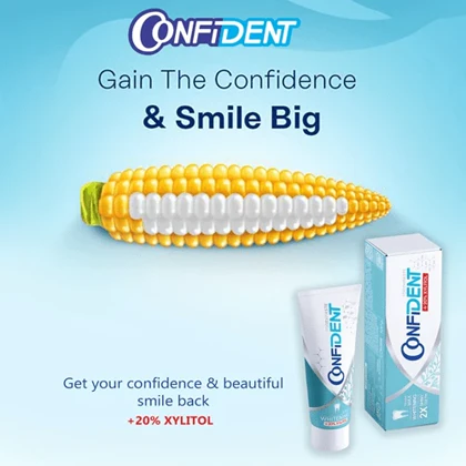 خمیر دندان max whitening کانفیدنت 100 گرم