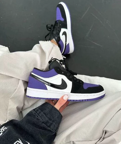 کتانی ویتنامی نایک ایر جردن وان لو Nike Air Jordan 1 Low Court purple