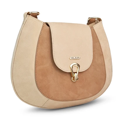 کیف دوشی زنانه چرم یلسان مدل آوید کد 218-HR