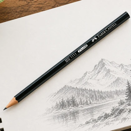 مداد مشکی HB فابر کاستل Faber Castell مدل 1111 بسته 12 عددی