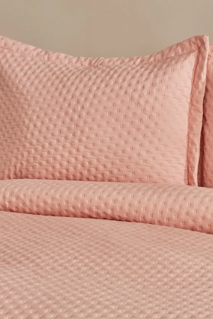 روتختی دو نفره Karaca Home مدل Breeze Soft پلی‌استر - گلبهی