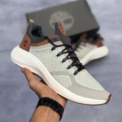 کفش تیمبرلند کرم مردانه Timberland Sneaker Nubuck Beige Men’s