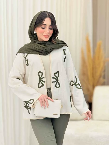 مانتو نواردوزی طرح پاپیون