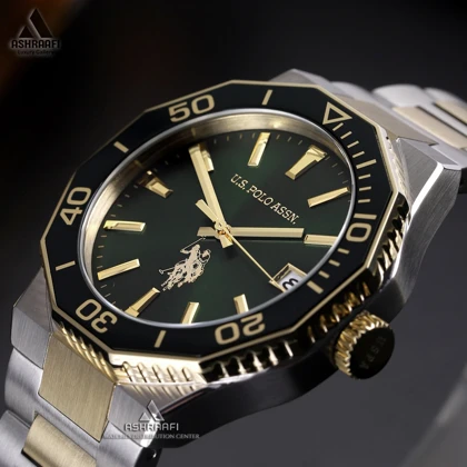 ساعت یو اس پولو صفحه سبز U.S. Polo Assn. USPA1120-01