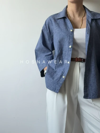 شومیز لینن Zara سانا