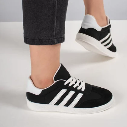 کفش و کتانی زنانه و دخترانه مدل آدیداس ADIDAS رنگ مشکی
