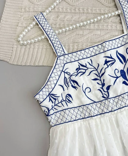 تاپ بالاتنه گلدوزی آستردار کد 3864