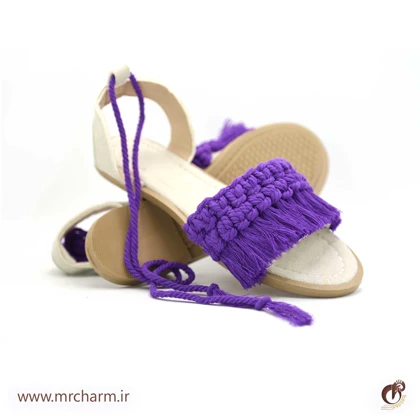 صندل رکابدار بافت زنانه mrc2416-11