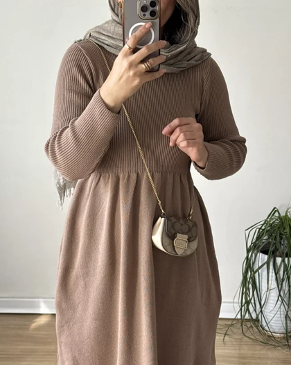 پیراهن عروسکی بافت 1