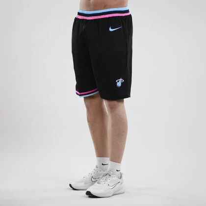 ست رکابی و شلوارک بسکتبالی میامی هیت مدل Nike-DRI FIT-5B119 مشکی