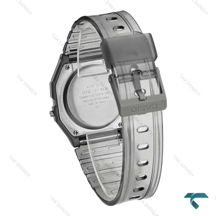 ساعت کاسیو F-91W نوستالژی سفید شیشه ای Casio-7647-U