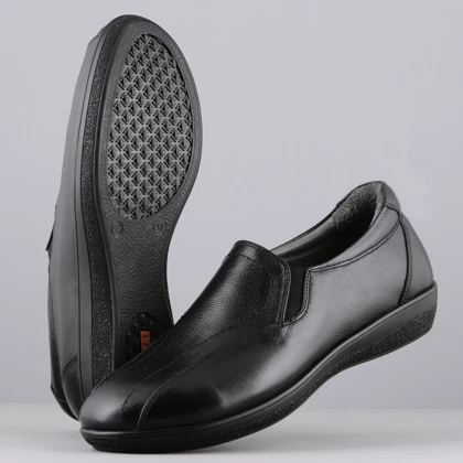 کفش روزمره زنانه چرم یلسان مدل بارین کد 608-MC