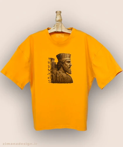 تیشرت لش مردانه و زنانه اصیل ایرانی طرح داریوش بزرگ کد 1002